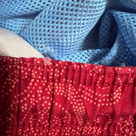 Southern Marsh Dockside Swim Trunk, Men’s, Red, Peach Colors, Quickdry, Size med - Picture 7 of 10